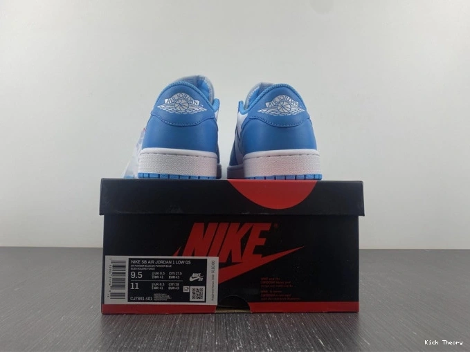 Kicktheory SB CJ7891-401 Low Jordan Air UNC Nike x 1 0716